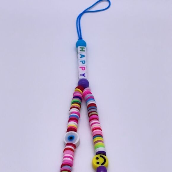NWT Wool + Pepper Co. Y2K Beaded Phone Lanyard - Picture 2 of 4